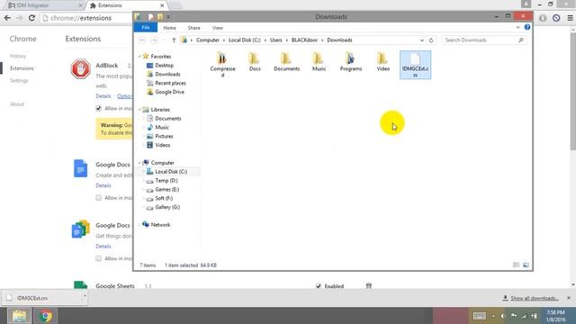 Integrate Internet Download Manager (IDM) with Google Chrome 2018 смотреть онлайн