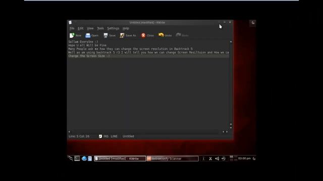 How To Change Screen Resolution In Backtrack 5 r3 KDE смотреть онлайн