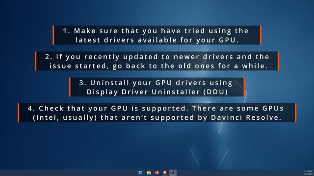 How to Fix DaVinci Resolve Unsupported GPU Error. смотреть онлайн