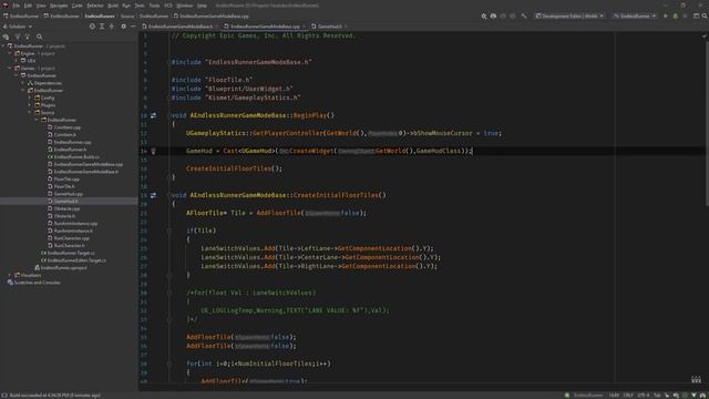 UE4 C++ - Endless Runner from scratch - Episode 12 - Game HUD смотреть онлайн
