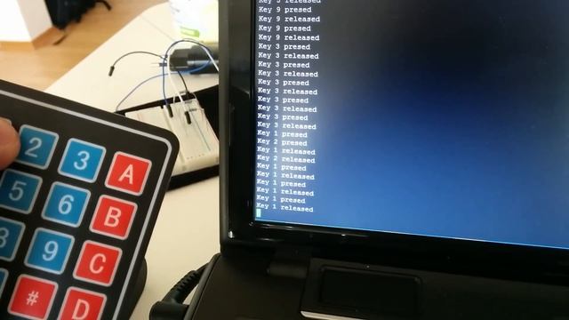 Onion.io Omega2 linux computer and 4x4 matrix array 16 key membrane keypad смотреть онлайн