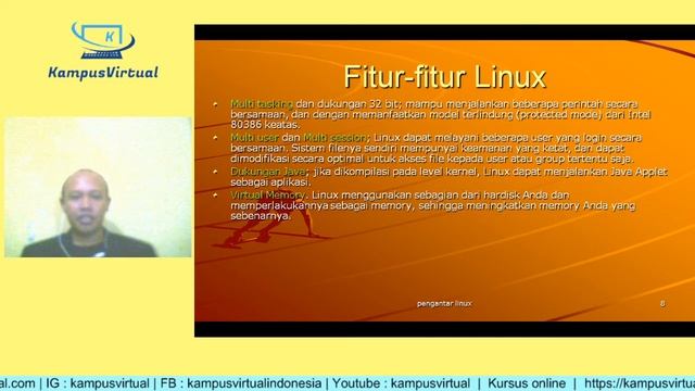 Pengantar Linux dan Ubuntu Server Kursus Online KampusVirtual#1 смотреть онлайн