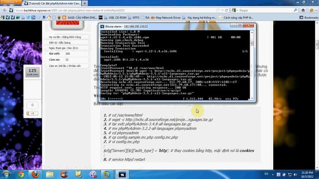 Cài đặt phpMyAdmin trên CentOS 6 .avi смотреть онлайн