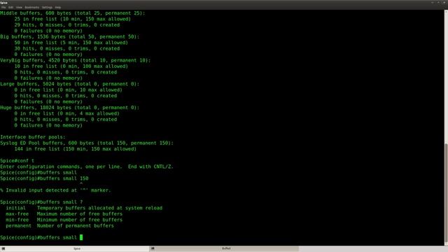 Buffer Tuning lab in GNS3 смотреть онлайн