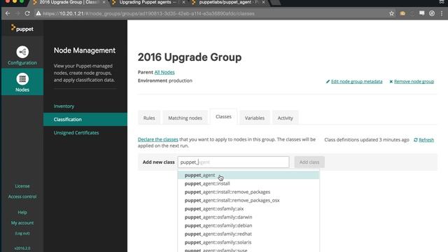 Upgrading to Puppet Enterprise 2016.x: Step 4 - Upgrade Your Agents смотреть онлайн