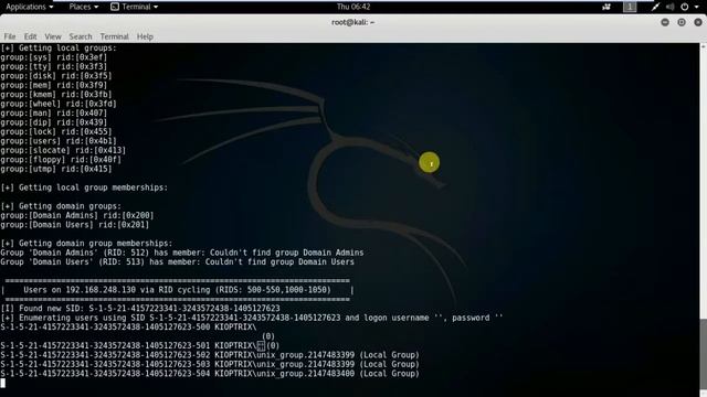 KALI LINUX SMB ENUM4LINUX 2018 смотреть онлайн
