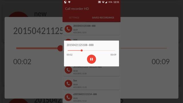 Android Call Recorder HD смотреть онлайн