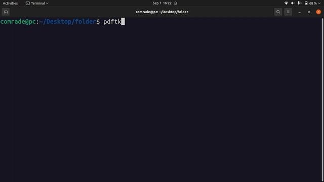 How to split PDF documents in Linux terminal with pdftk смотреть онлайн
