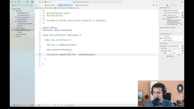 Testing Button Taps in iOS смотреть онлайн