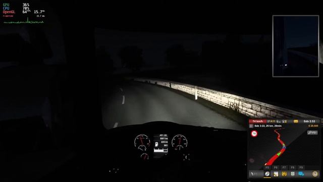 Gameplay de Euro Truck Simulator 2 (versão nativa do Steam) no Regata OS смотреть онлайн