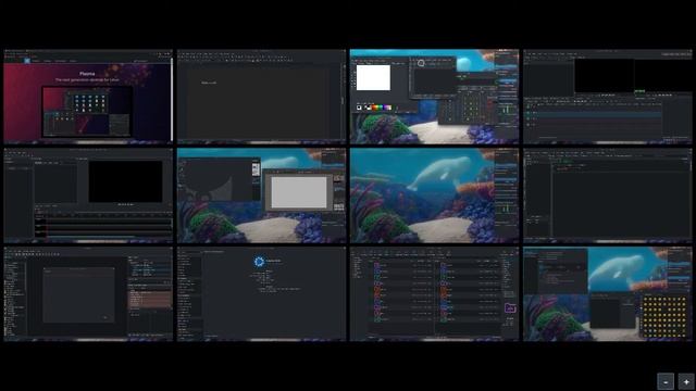 KDE Plasma Desktop environment - Kubuntu GNU/Linux - GUI смотреть онлайн