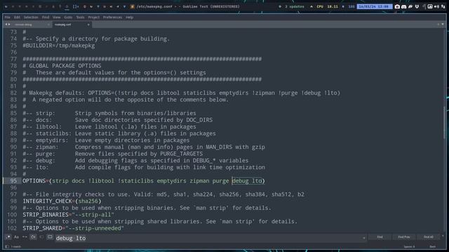 ArcoLinux : 3980 Create a script - remove-debug - stop building -debug applications with Paru /Yay смотреть онлайн