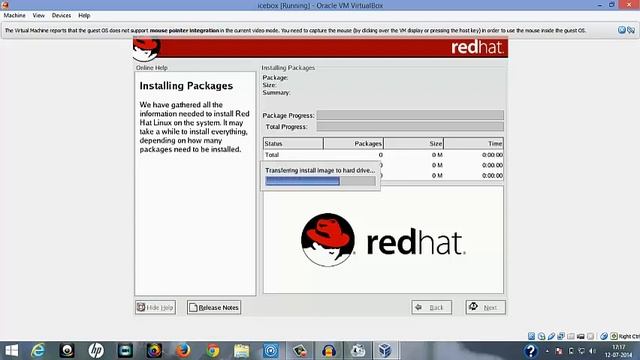 Installing Red Hat 9 in a virtual machine смотреть онлайн