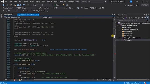 Easy WiFi Configuration for NTP Sync Smart Watch (LILYGO T-WATCH-2020) смотреть онлайн