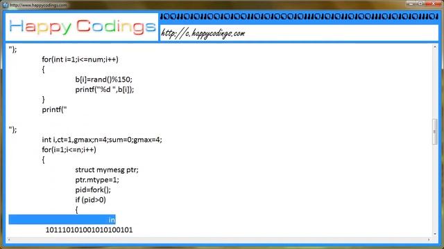 A Program to utilize message queue for implementing the merge sort Socket Programming example смотреть онлайн