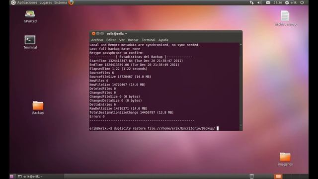 Backup Ubuntu con duplicity смотреть онлайн