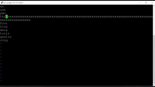 Linux - Modifier un 'file' avec vi смотреть онлайн