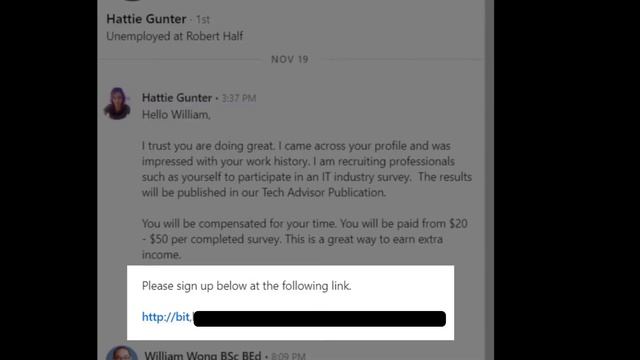 BEWARE: Linkedin Phishing Messages | Hackers using super model pictures as profile pictures смотреть онлайн