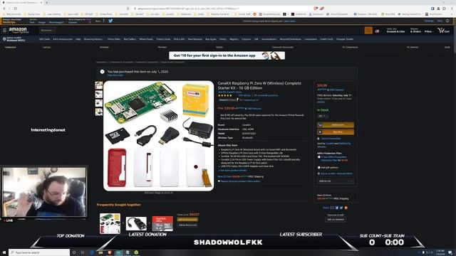 CanaKit Raspberry Pi Zero W Wireless Complete Starter Kit 16 GB Edition смотреть онлайн
