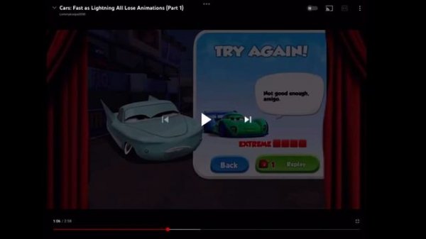 Cars fast as lighting losing animations (version 1-5)