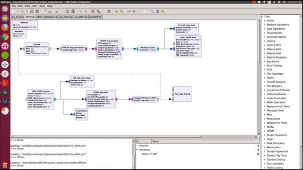 Build a Complete OFDM Modem Using GnuRadio