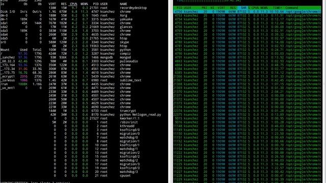 Glances Htop смотреть онлайн