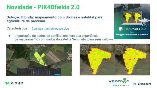Webinar PIX4Dfields & GeoAgri: Processamento de imagens de drones na agricultura de precisão смотреть онлайн