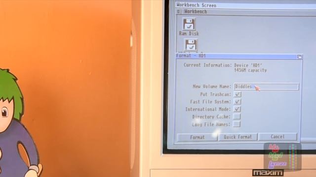 Amiga 1200 OS3.2 Installation (Kickstart ROM & OS) смотреть онлайн
