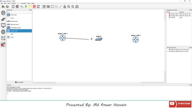 03 How To Upload And Setup Juniper vMX  Router In GNS3 Client | Set Juniper Router Root Password смотреть онлайн