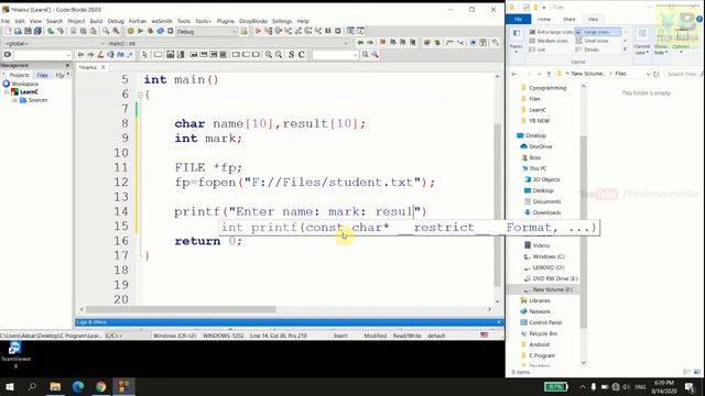 File Handling | C Programming Malayalam Tutorial | Part 27 of 27 | смотреть онлайн
