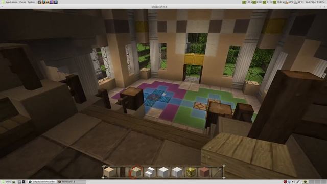 Minecraft Test On Linux (WIP Mansion) смотреть онлайн