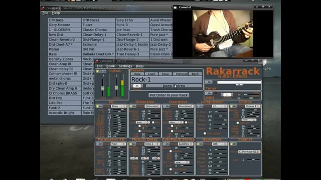 Home studio linux, Rakarrack effect Synth midi guitar, lmms, zynaddsubfx live, open source смотреть онлайн