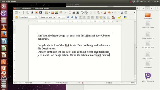 Viber auf Ubuntu смотреть онлайн