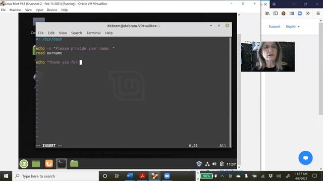 Getting your very first Linux script running смотреть онлайн