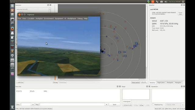 ATC-pie tutorial 1 - Transponders and radar visibility смотреть онлайн