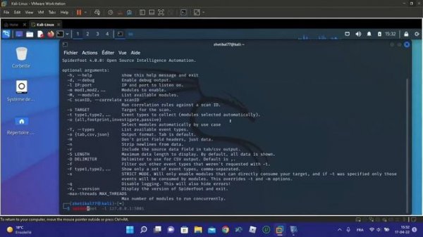 Spiderfoot,Kali-Linux