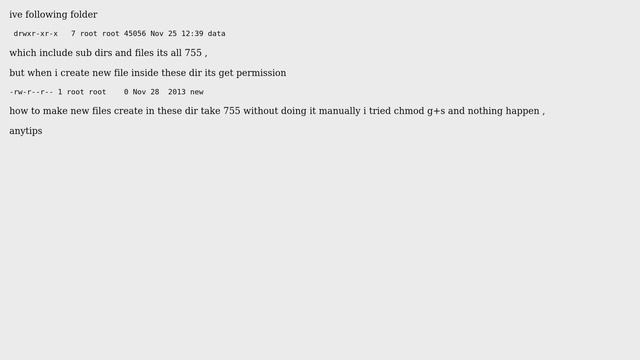 Linux directory permission inheritance for new files created смотреть онлайн