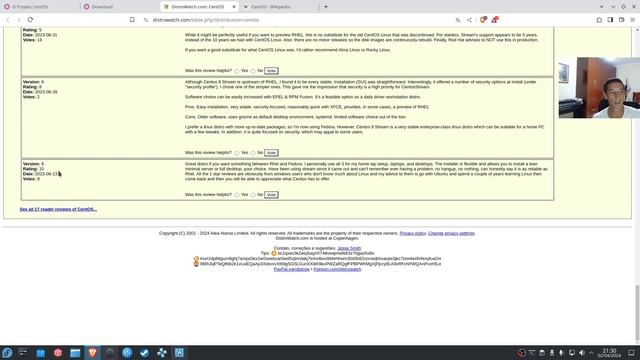 CentOS Stream 9 (GNU/Linux) - visão geral do sistema смотреть онлайн