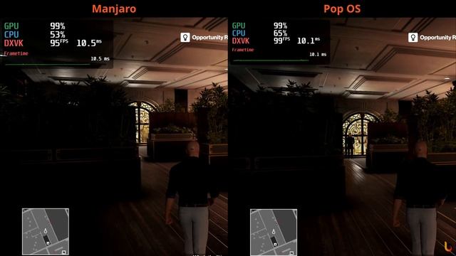 Pop!_OS 20.04 vs Manjaro 20.0.3 | Part 2 | 5 games at 1080p | Linux Gaming смотреть онлайн