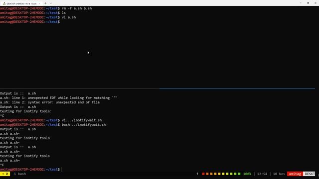 inotifywait смотреть онлайн