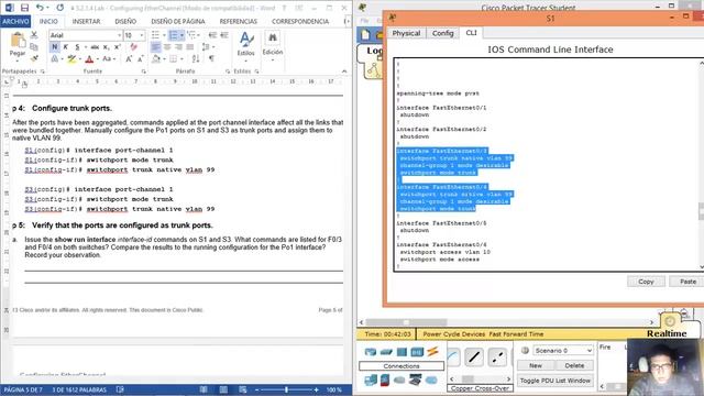 4.2.1.4 - 3.2.1.4 Lab - Configuring EtherChannel смотреть онлайн