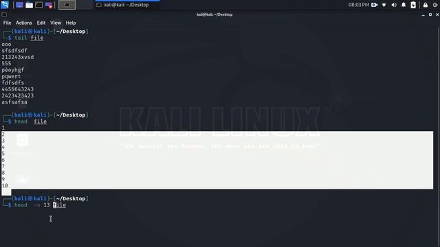 Comandi Linux Tail & Head -Visualizzare parte iniziale e finale di file txt смотреть онлайн