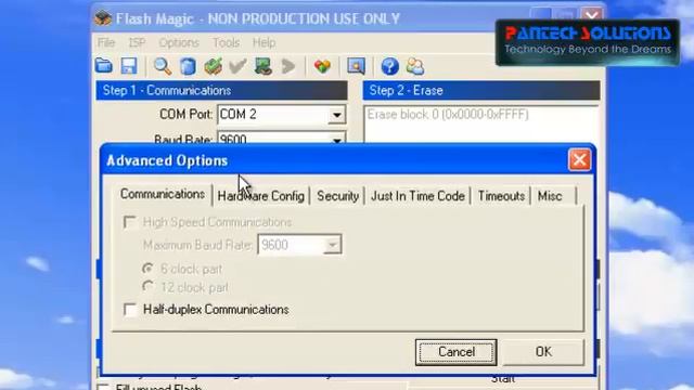 HOW TO DOWNLOAD HEX FILE TO USING FLASH MAGIC