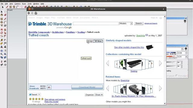 SketchUP on xubuntu 12.04 смотреть онлайн