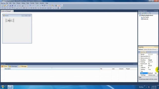 Microsoft Visual Basic 2010: How to make a button with link and custom image смотреть онлайн