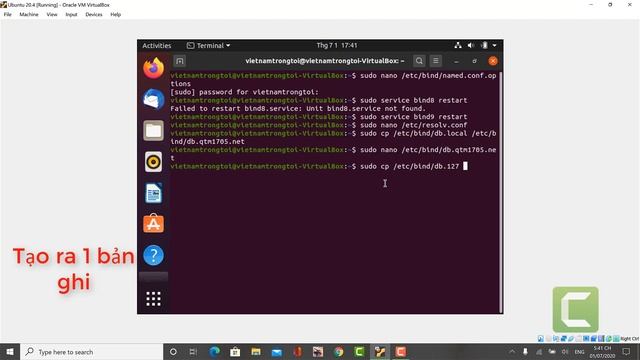 Cấu hình và cài đặt dịch vụ DNS Server Linux Ubuntu 20.4 смотреть онлайн
