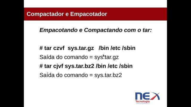 Curso de Linux Essencial #18 - Aula Empacotando e compactando arquivos e diretórios смотреть онлайн