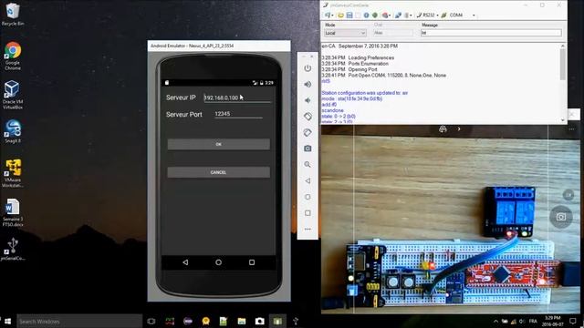 Client UDP Android sur Émulateur смотреть онлайн