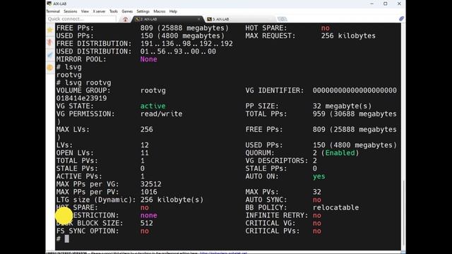 Logical volume management in AIX ( LVM Part 1 ) смотреть онлайн