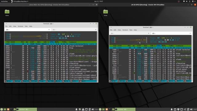 Linux Mint 19.3 vs Linux Mint 20: XFCE Editions: RAM Comparison Usage смотреть онлайн